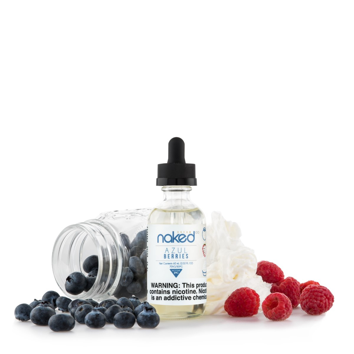Naked 100 Very Berry E-Liquid | Blueberry, Blackberry, and 